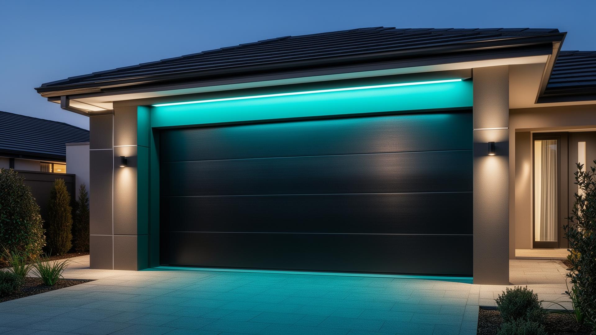 Modern garage door installation in Center Hill, FL